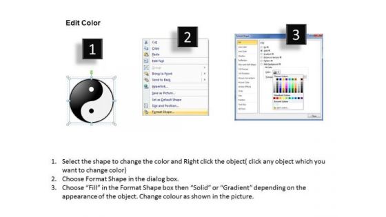 Ppt Yin Yang Evaluating 2 Options PowerPoint Templates
