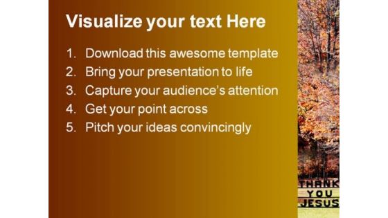 Praising God Religion PowerPoint Themes And PowerPoint Slides 0811