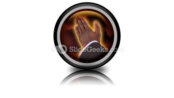 Prayer Of Fire PowerPoint Icon Cc