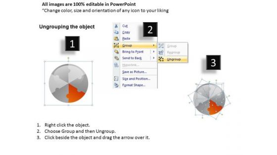 Presentation Circular Puzzle 6 Pieces PowerPoint Slides And Ppt Diagram Templates