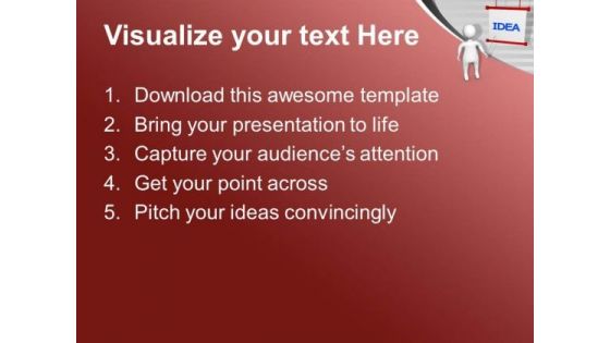 Presenting Creative Ideas For New Business PowerPoint Templates Ppt Backgrounds For Slides 0613
