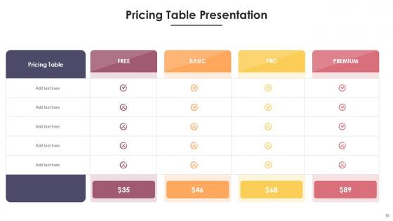 Pricing Table Bundle Powerpoint Ppt Templates And Slides