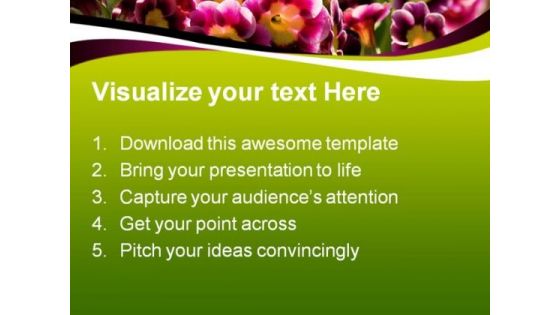Primroses Flowers Nature PowerPoint Templates And PowerPoint Backgrounds 0311