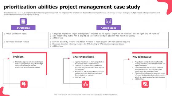 Prioritization Abilities Project Management Case Study Themes Pdf Prioritization Abilities Project Management Case Study Themes Pdf