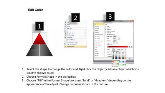 Priority 2d Pyramid Complex PowerPoint Slides And Ppt Diagram Templates