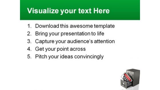 Private Database Security PowerPoint Themes And PowerPoint Slides 0511