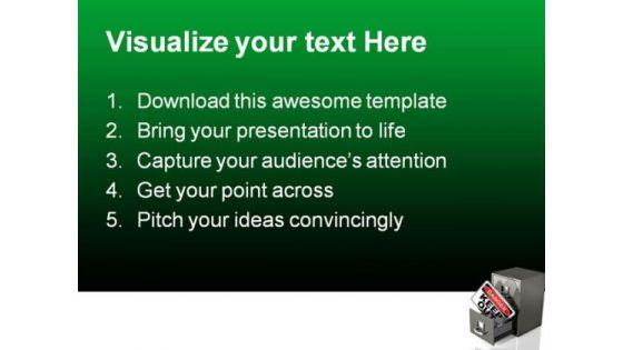 Private Database Security PowerPoint Themes And PowerPoint Slides 0511