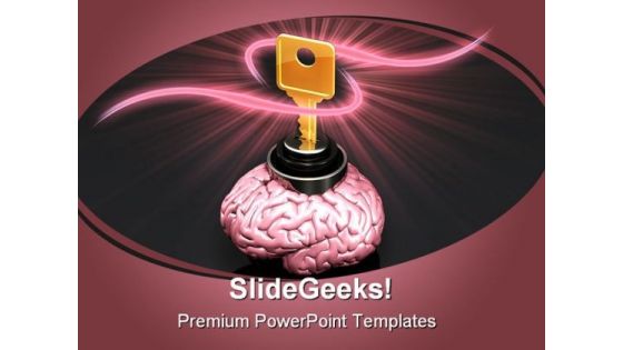 Private Knowledge Security PowerPoint Template 1110