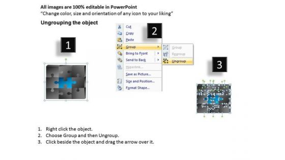 Problem 3d Puzzle Buidling Piece PowerPoint Slides And Ppt Diagram Templates