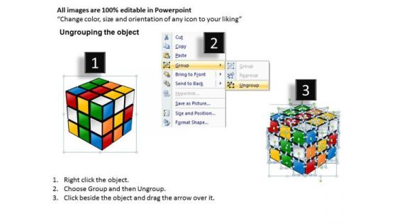 Problem Rubiks Cube PowerPoint Slides And Ppt Diagram Templates