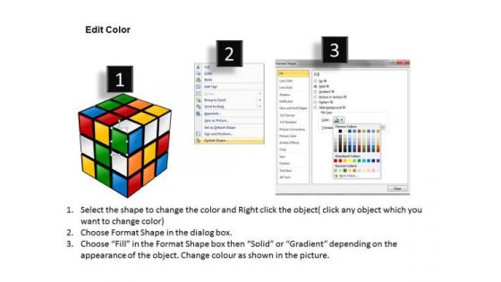 Problem Rubiks Cube PowerPoint Slides And Ppt Diagram Templates