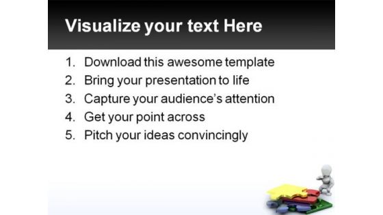 Problem Solving Business PowerPoint Template 1110