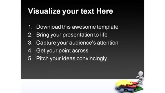 Problem Solving Business PowerPoint Template 1110