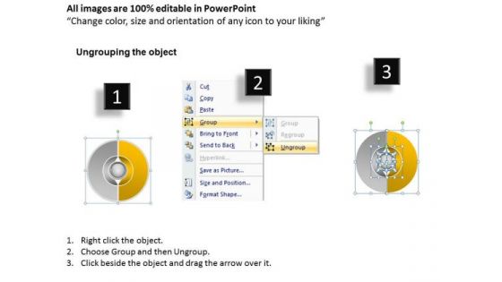 Process 2 Stages Data Flow Layout Professional Business Plan PowerPoint Slides