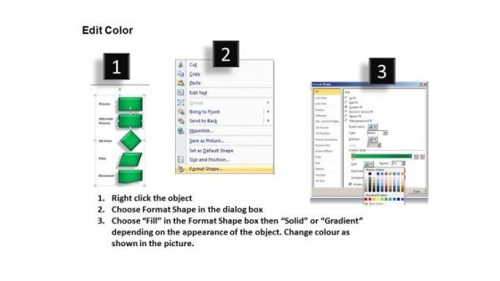 Process Data Document Symbols Flow Chart Poerpoint Slides