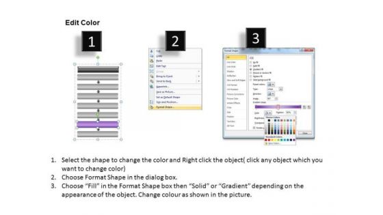 Process Flowchart Diagram For PowerPoint 8 Editable Stages