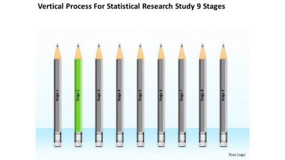 Process For Statisctical Research Study 9 Stages Ppt Business Plan PowerPoint Slides