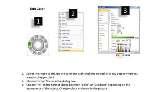 Process Management With 10 Stages Putting Business Plan Together PowerPoint Slides