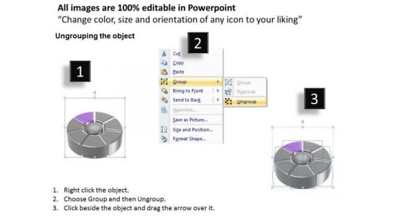 Process Model With Pie Donut Diagram 7 Stages Ppt Business Plan Generator PowerPoint Templates