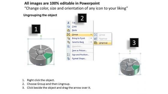 Process Model With Pie Donut Diagram 7 Stages Successful Business Plan PowerPoint Templates