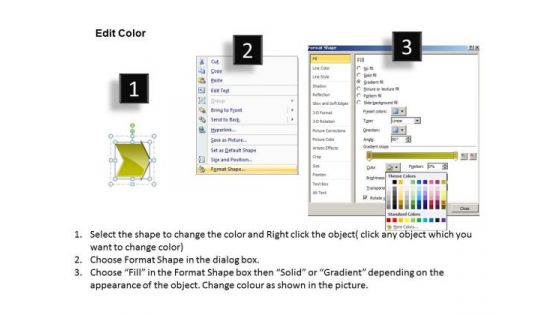 Process PowerPoint Template Arrow 10 Stages Communication Skills Design