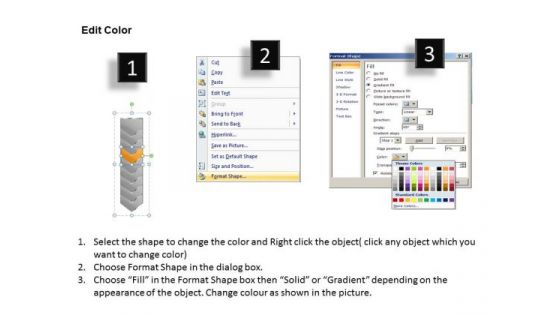 Process Ppt Green And Orange Arrow 9 Power Point Stage Business Plan PowerPoint 5 Graphic