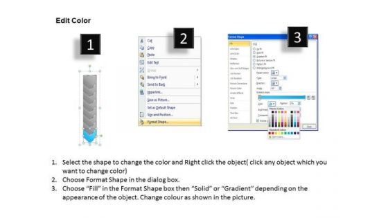 Process Ppt Template Eight State PowerPoint Project Diagram Demonstrated Arrow 9 Design
