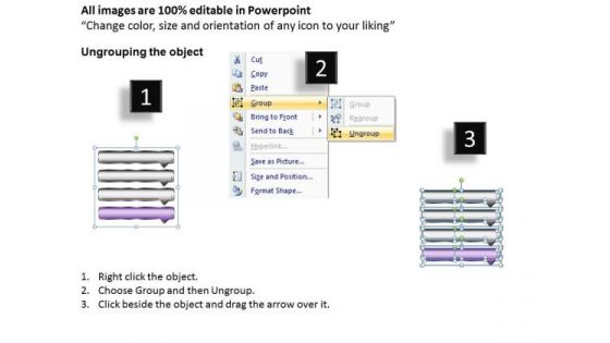 Process Ppt Theme Reasonable Model Using 4 Rectangular Arrows 5 Design