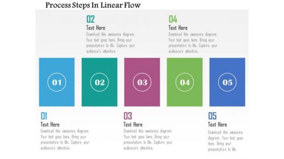 Process Steps In Linear Flow Presentation Template Process Steps In Linear Flow Presentation Template