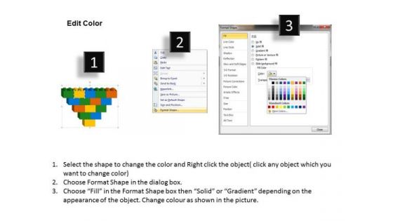 Process With Building Blocks Business Planning Ppt Strategic Plans PowerPoint Templates