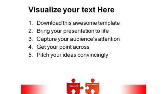 Products And Customers Business PowerPoint Themes And PowerPoint Slides 0811