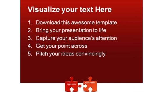 Products And Customers Business PowerPoint Themes And PowerPoint Slides 0811