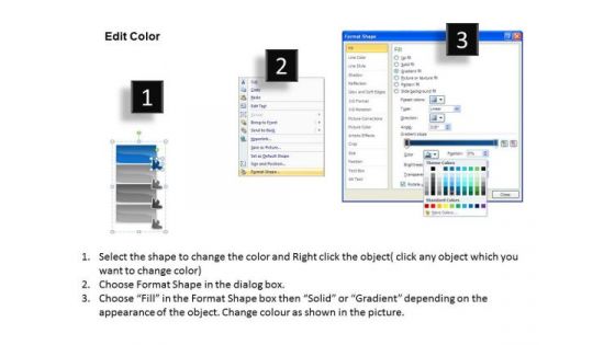 Professional Tutorial 4 Stages Design Process Flow Chart PowerPoint Slides