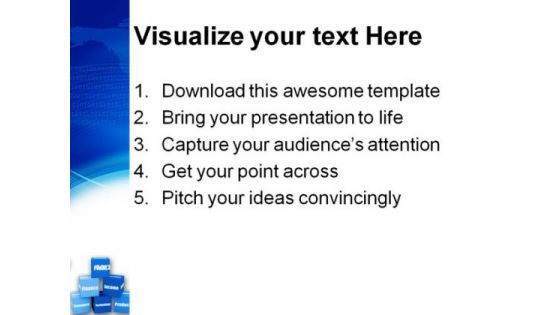 Profit2012 Blocks Business PowerPoint Templates And PowerPoint Backgrounds 1011