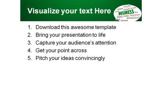 Profit Business PowerPoint Background And Template 1210