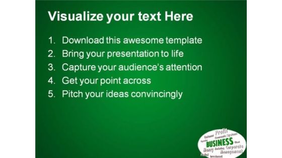 Profit Business PowerPoint Background And Template 1210
