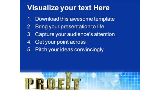Profit Finance PowerPoint Backgrounds And Templates 1210