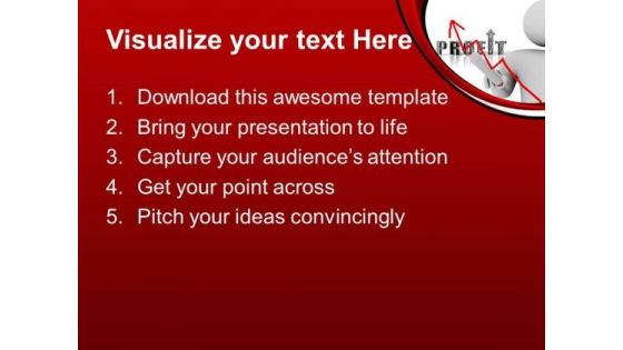 Profit Graph Business PowerPoint Templates And PowerPoint Themes 0812