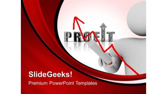Profit Graph Business PowerPoint Templates And PowerPoint Themes 0812