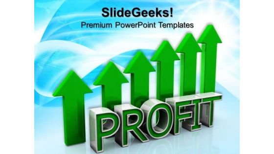 Profit Graph Concept Success PowerPoint Templates And PowerPoint Themes 0812