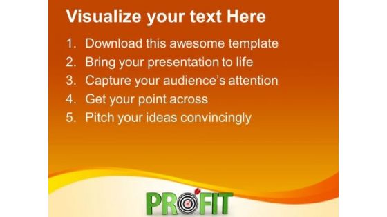 Profit In Business Development PowerPoint Templates Ppt Backgrounds For Slides 0513