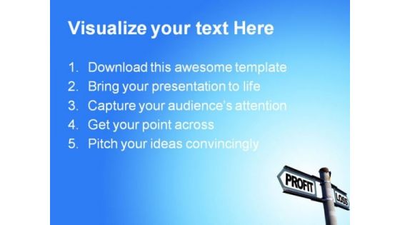 Profit Loss Business PowerPoint Themes And PowerPoint Slides 0811