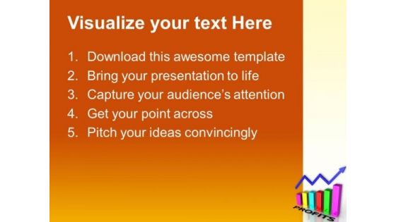Profits Bar Chart Success PowerPoint Templates And PowerPoint Themes 0612