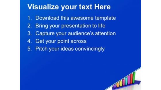Progress In Business Using Bar Graph PowerPoint Templates Ppt Backgrounds For Slides 0313