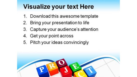Project Business PowerPoint Backgrounds And Templates 1210