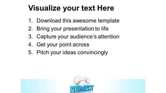 Project Gears Industrial PowerPoint Templates And PowerPoint Themes 0512