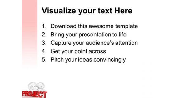 Project Gearwheels Industrial PowerPoint Templates And PowerPoint Themes 0512