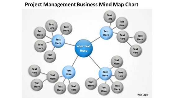 Project Management Business Mind Map Chart Ppt Plan PowerPoint Slides