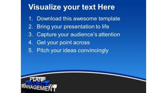 Project Planning And Business Management PowerPoint Templates Ppt Backgrounds For Slides 0413
