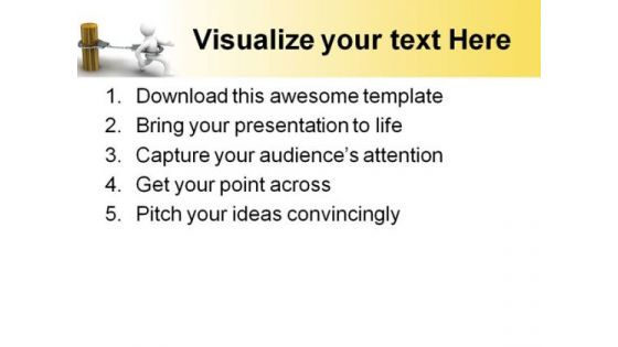 Promissory Notes People PowerPoint Template 1110